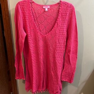 Lilly Pulitzer pink sweater